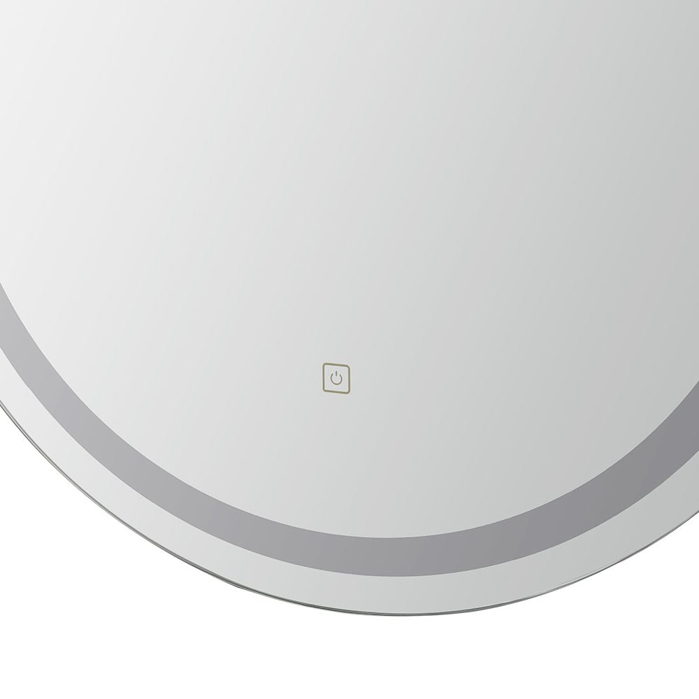 Embellir LED Wall Mirror With Light 50X75CM Bathroom Decor Oval Mirrors Vanity - Health & Beauty > Makeup Mirrors - Rivercity House & Home Co. (ABN 18 642 972 209) - Affordable Modern Furniture Australia