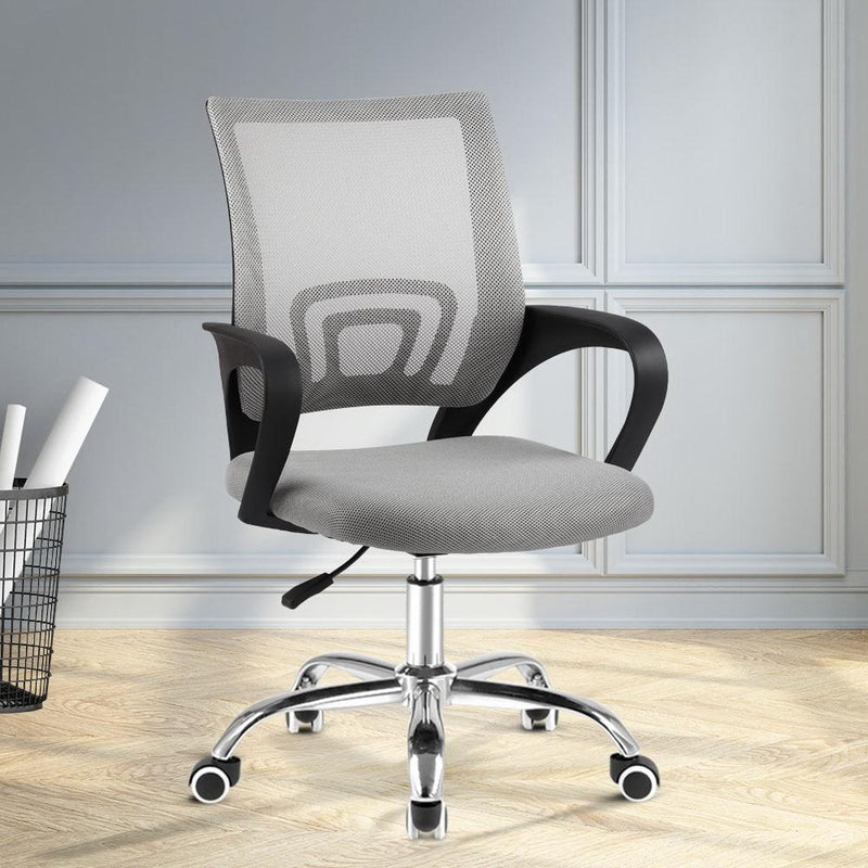 Executive Office Chair (Grey) - Rivercity House & Home Co. (ABN 18 642 972 209) - Affordable Modern Furniture Australia