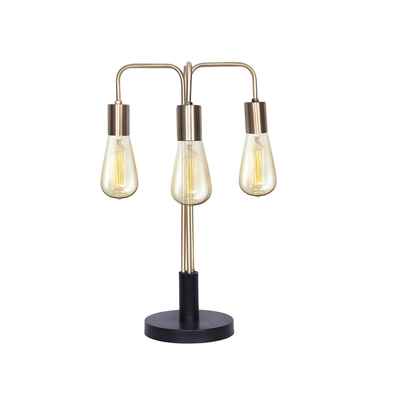 Exposed Bulb Industrial Table Lamp - Home & Garden > Lighting - Rivercity House & Home Co. (ABN 18 642 972 209) - Affordable Modern Furniture Australia