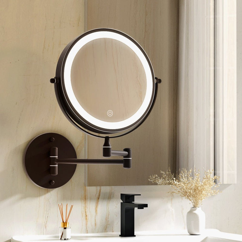 Extendable Makeup Mirror 10X Magnifying Double-Sided Bathroom Mirror BR - Health & Beauty > Makeup Mirrors - Rivercity House & Home Co. (ABN 18 642 972 209) - Affordable Modern Furniture Australia