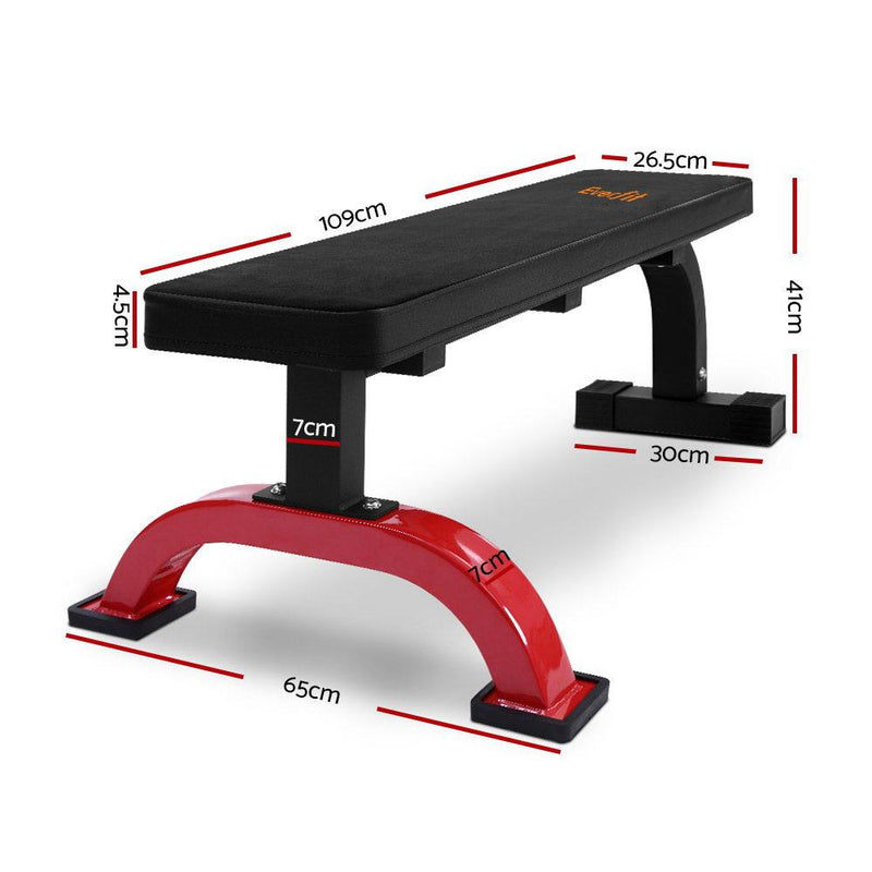 Fitness Flat Bench Weight Press - Rivercity House & Home Co. (ABN 18 642 972 209) - Affordable Modern Furniture Australia