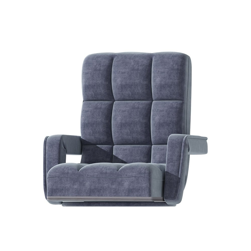 Floor Lounge Recliner Charcoal - Furniture > Living Room - Rivercity House & Home Co. (ABN 18 642 972 209) - Affordable Modern Furniture Australia