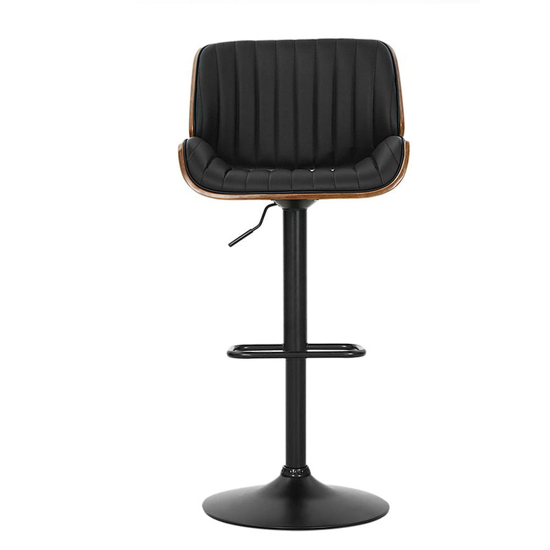 Galina Swivel Bentwood Bar Stool - Black - Furniture > Bar Stools & Chairs - Rivercity House & Home Co. (ABN 18 642 972 209) - Affordable Modern Furniture Australia