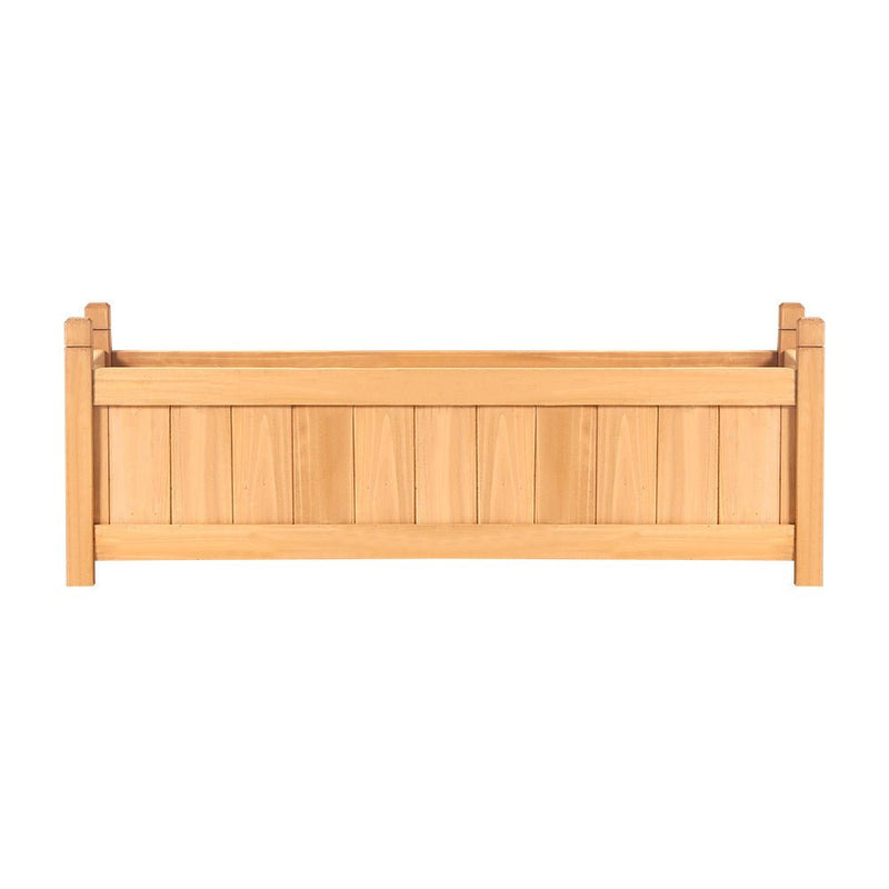 Garden Bed Raised Wooden Planter Outdoor Box Vegetables 90x30x33cm - Home & Garden > Garden Beds - Rivercity House & Home Co. (ABN 18 642 972 209) - Affordable Modern Furniture Australia