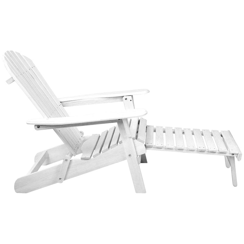 Gardeon Set of 2 Outdoor Sun Lounge Chairs Patio Furniture Lounger Beach Chair Adirondack - Furniture > Outdoor - Rivercity House & Home Co. (ABN 18 642 972 209)