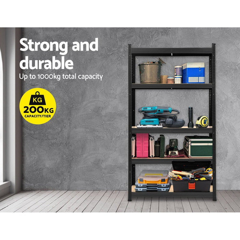 1.8M Warehouse Racking Rack Shelving Garage Storage Steel Metal Shelves - Home & Garden > Storage - Rivercity House & Home Co. (ABN 18 642 972 209) - Affordable Modern Furniture Australia