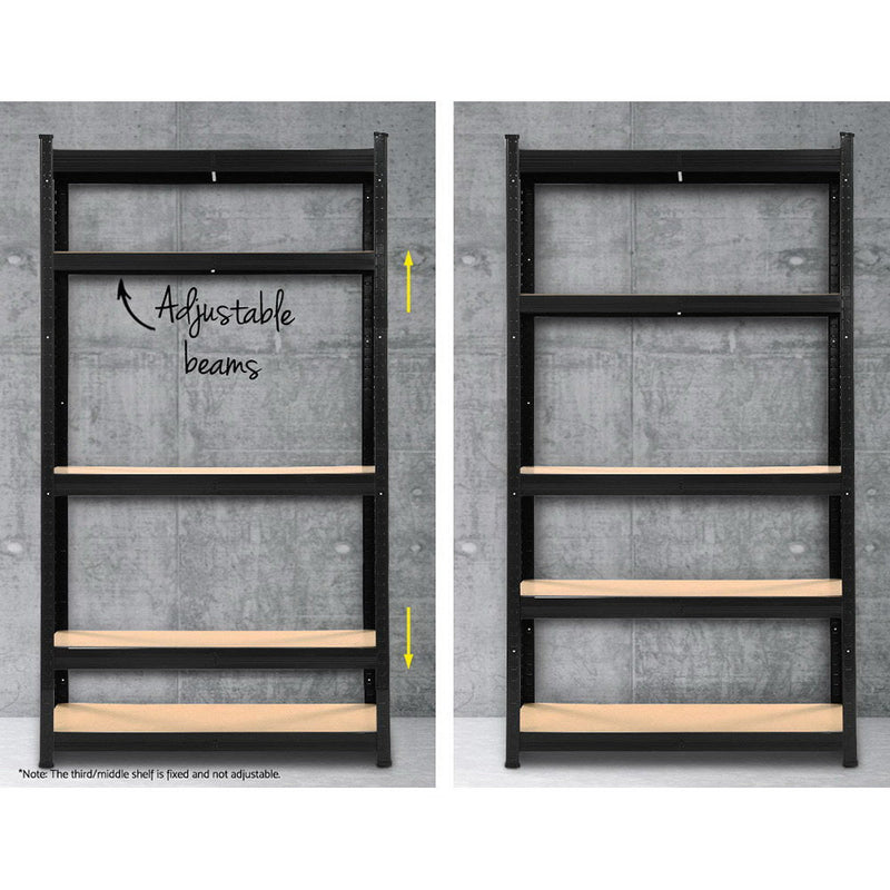 1.8M Warehouse Racking Rack Shelving Garage Storage Steel Metal Shelves - Home & Garden > Storage - Rivercity House & Home Co. (ABN 18 642 972 209) - Affordable Modern Furniture Australia