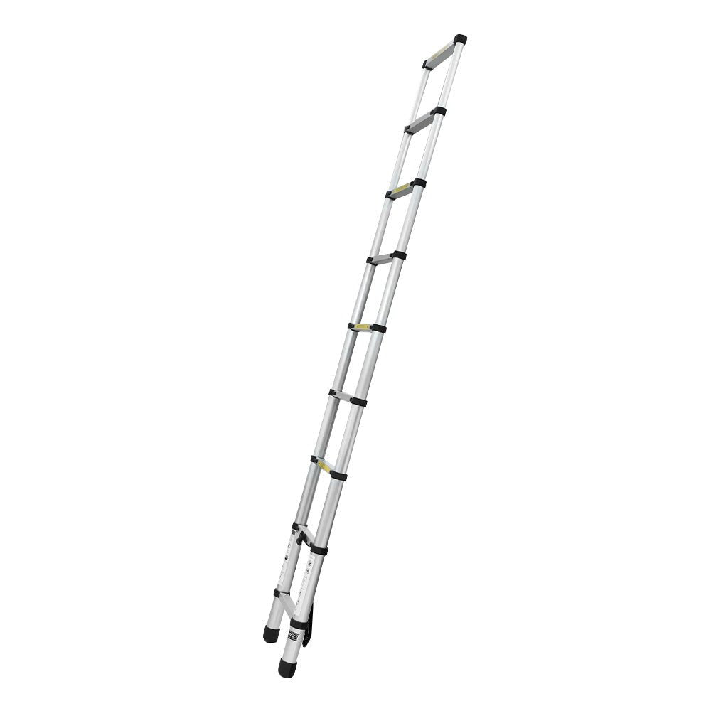 Giantz 2.6M Telescopic Ladder Aluminium Extension Extendable Steps Adjustable Height - Tools > Other Tools - Rivercity House & Home Co. (ABN 18 642 972 209) - Affordable Modern Furniture Australia