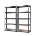 Set of 21.5M Steel Warehouse Racking Rack Shelving Storage Garage Shelves Shelf