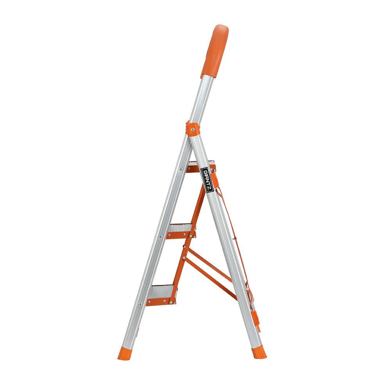 Giantz 3 Step Ladder Multi-Purpose Folding Aluminium Light Weight Non Slip Platform - Tools > Other Tools - Rivercity House & Home Co. (ABN 18 642 972 209) - Affordable Modern Furniture Australia