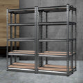 Set of 41.5M Warehouse Racking Shelving Storage Rack Steel Garage Shelf Shelves