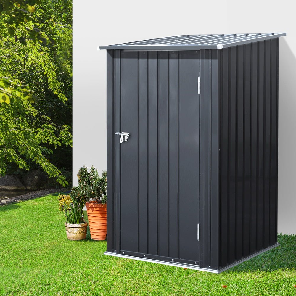 Giantz Garden Shed 0.99x1.04M Sheds Outdoor Tool Storage Workshop House Steel - Home & Garden > Storage - Rivercity House & Home Co. (ABN 18 642 972 209) - Affordable Modern Furniture Australia
