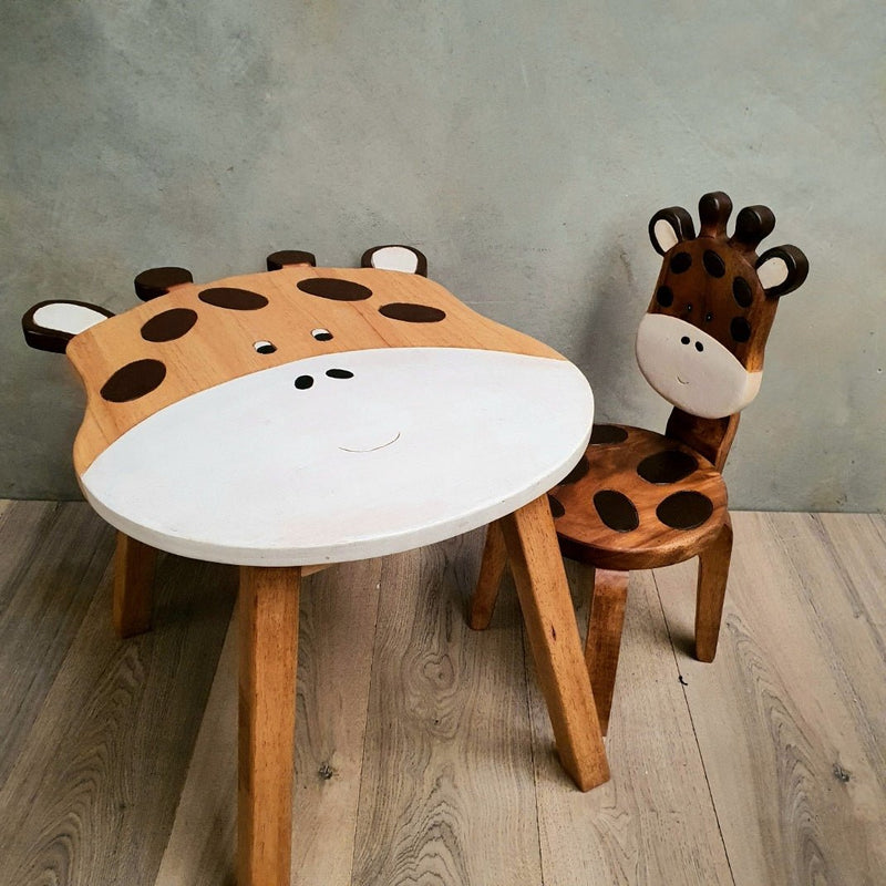 Giraffe Table + Chair Set - Furniture > Bar Stools & Chairs - Rivercity House & Home Co. (ABN 18 642 972 209) - Affordable Modern Furniture Australia