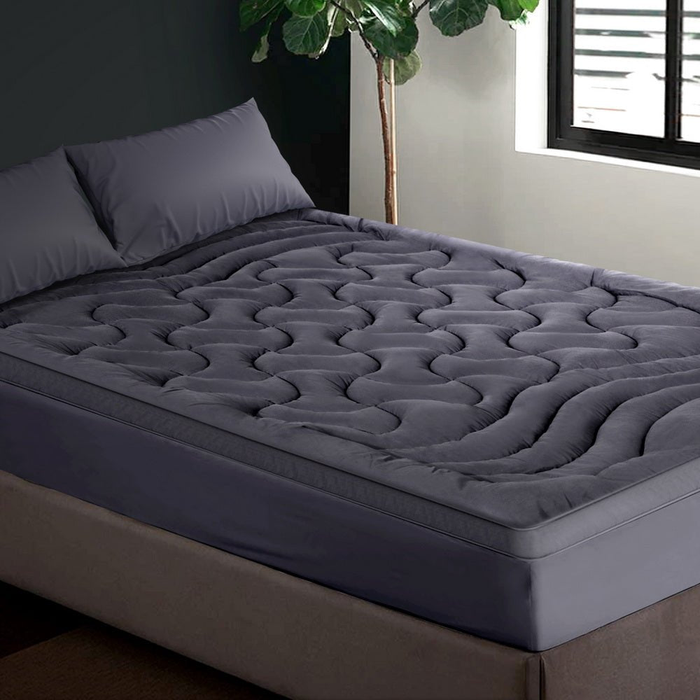 Microfibre 3-Zone Pillowtop Mattress Topper - King Single - Home & Garden > Bedding - Rivercity House & Home Co. (ABN 18 642 972 209) - Affordable Modern Furniture Australia