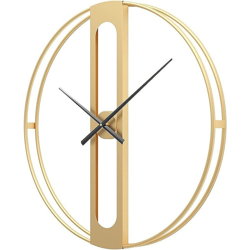 Gold Clover Metal Wall Clock - Home & Garden > Decor - Rivercity House & Home Co. (ABN 18 642 972 209) - Affordable Modern Furniture Australia