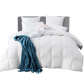 Goose Down Feather Quilt Cover Duvet 800GSM Doona White King