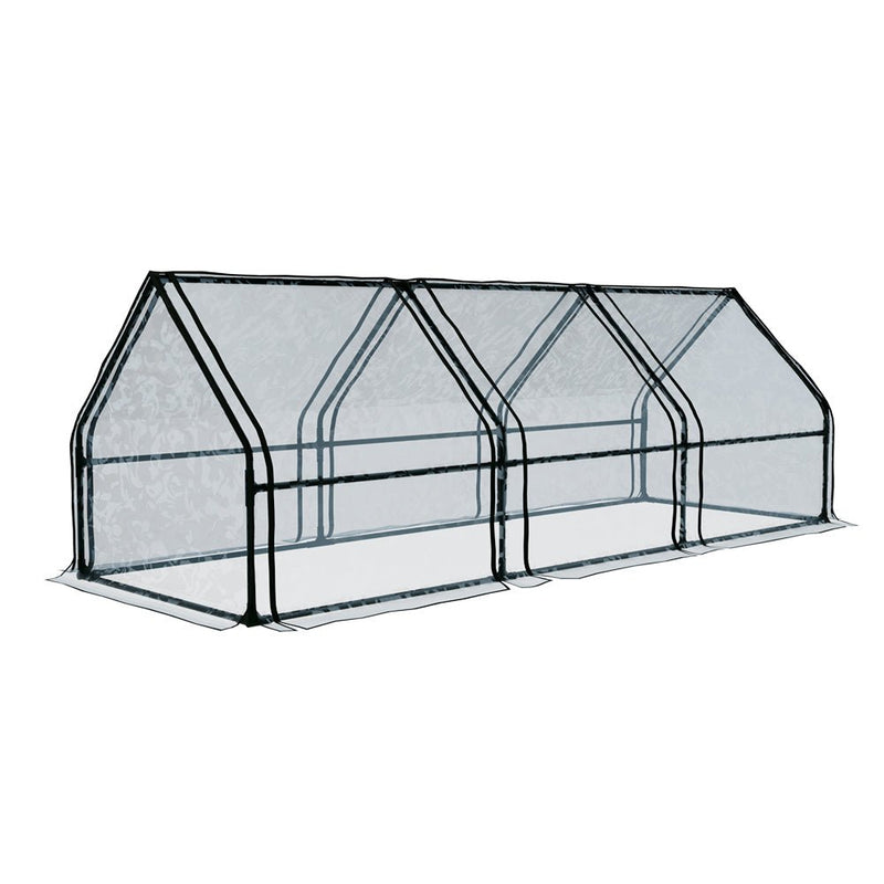 Greenhouse 270x92cm Flower Garden Shed PVC Cover Frame Green House - Home & Garden > Green Houses - Rivercity House & Home Co. (ABN 18 642 972 209) - Affordable Modern Furniture Australia