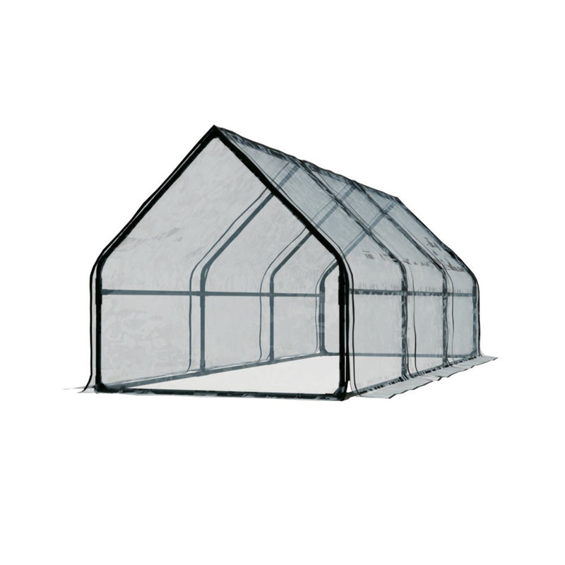 Greenhouse 270x92cm Flower Garden Shed PVC Cover Frame Green House - Home & Garden > Green Houses - Rivercity House & Home Co. (ABN 18 642 972 209) - Affordable Modern Furniture Australia