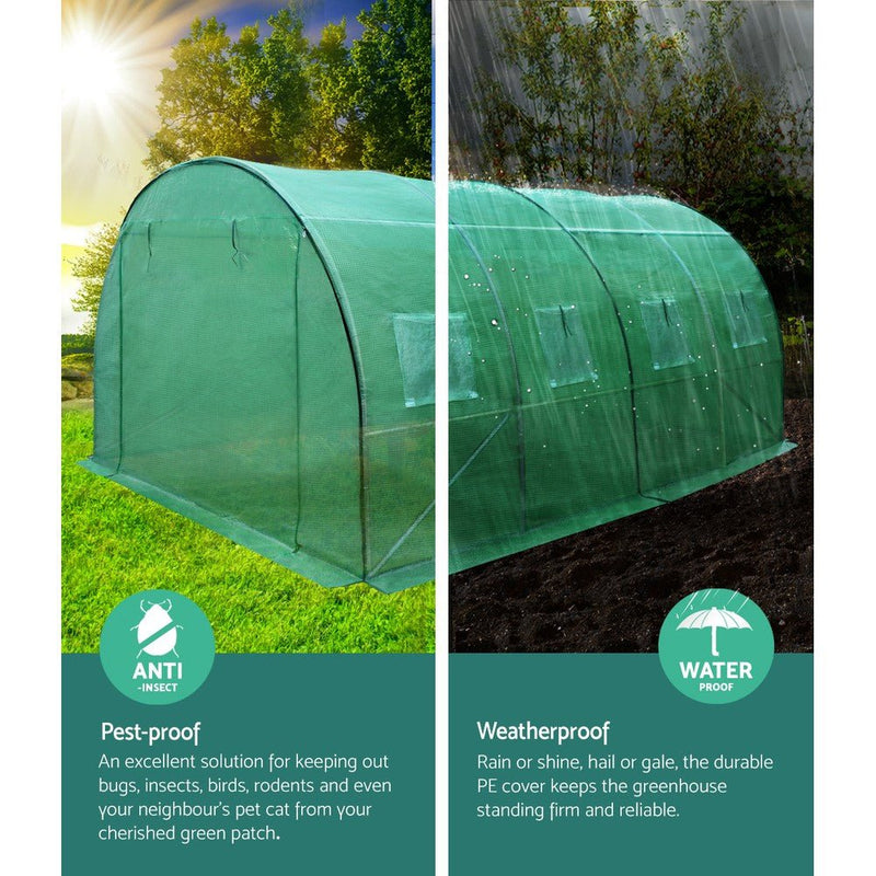 Greenhouse 4X3X2M Garden Shed Green House Polycarbonate Storage - Home & Garden > Green Houses - Rivercity House & Home Co. (ABN 18 642 972 209) - Affordable Modern Furniture Australia