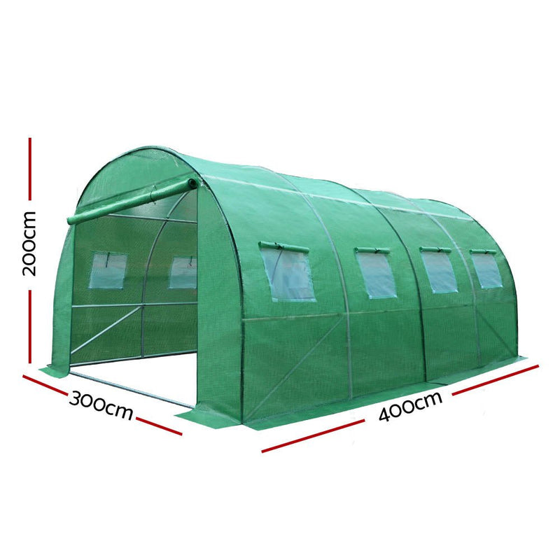 Greenhouse 4X3X2M Garden Shed Green House Polycarbonate Storage - Home & Garden > Green Houses - Rivercity House & Home Co. (ABN 18 642 972 209) - Affordable Modern Furniture Australia