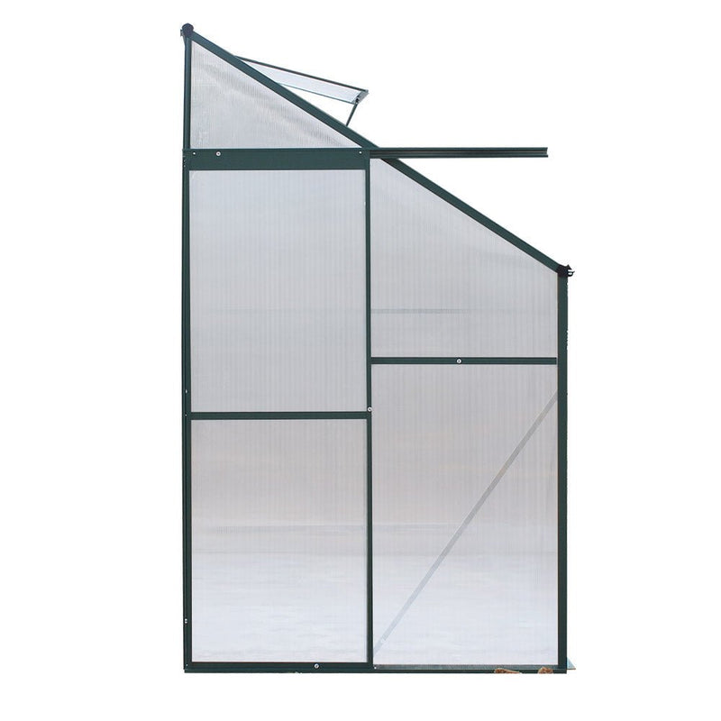 Greenhouse Aluminium Green House Garden Polycarbonate 2.52x1.27M - Home & Garden > Green Houses - Rivercity House & Home Co. (ABN 18 642 972 209) - Affordable Modern Furniture Australia