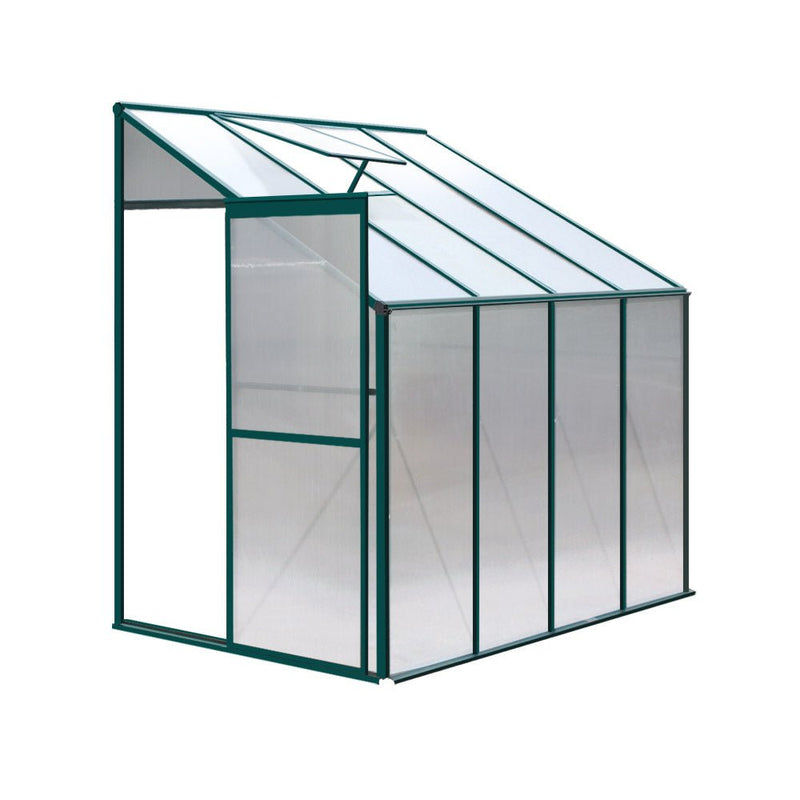 Greenhouse Aluminium Green House Garden Polycarbonate 2.52x1.27M - Home & Garden > Green Houses - Rivercity House & Home Co. (ABN 18 642 972 209) - Affordable Modern Furniture Australia