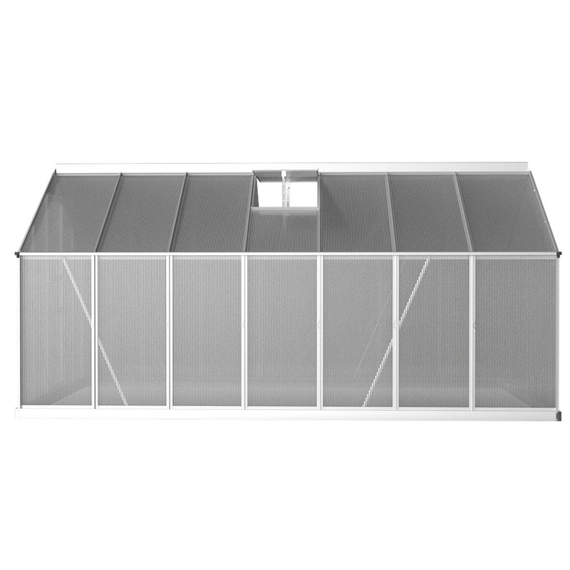 Greenhouse Aluminium Green House Polycarbonate Garden Shed 4.2x2.5M - Home & Garden > Green Houses - Rivercity House & Home Co. (ABN 18 642 972 209) - Affordable Modern Furniture Australia