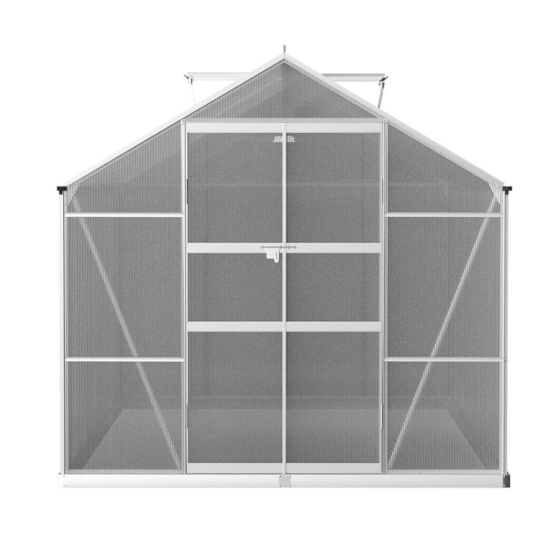 Greenhouse Aluminium Polycarbonate Green House Garden Shed 3x2.5M - Home & Garden > Green Houses - Rivercity House & Home Co. (ABN 18 642 972 209) - Affordable Modern Furniture Australia