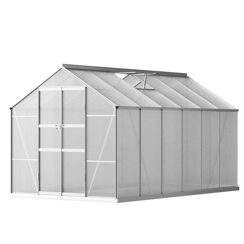 Greenhouse Aluminium Polycarbonate Green House Garden Shed 3x2.5M - Home & Garden > Green Houses - Rivercity House & Home Co. (ABN 18 642 972 209) - Affordable Modern Furniture Australia