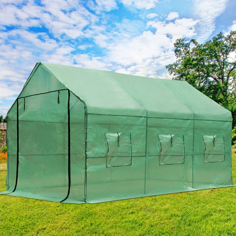 Greenhouse Garden Shed Green House 3.5X2X2M Greenhouses Storage Lawn - Home & Garden > Green Houses - Rivercity House & Home Co. (ABN 18 642 972 209) - Affordable Modern Furniture Australia