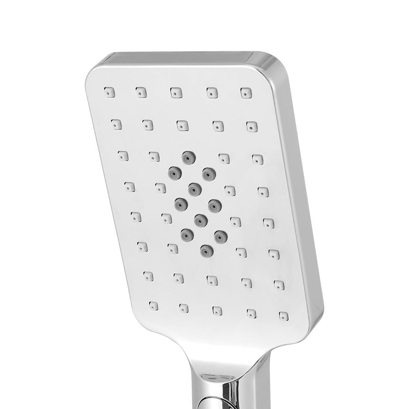 Handheld Shower Head 3.1'' High Pressure 3 Spray Modes Square Chrome - Home & Garden > Bathroom Accessories - Rivercity House & Home Co. (ABN 18 642 972 209) - Affordable Modern Furniture Australia