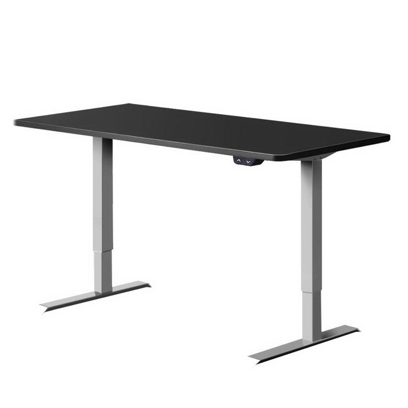 Height Adjustable Standing Desk Motorised Electric Frame Riser Laptop Computer 120cm - Furniture > Office - Rivercity House And Home Co.