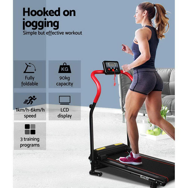 Home Electric Treadmill - Red - Sports & Fitness > Fitness Accessories - Rivercity House & Home Co. (ABN 18 642 972 209) - Affordable Modern Furniture Australia