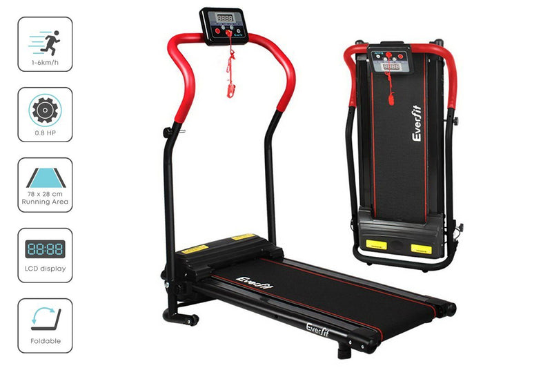 Home Electric Treadmill - Red - Sports & Fitness > Fitness Accessories - Rivercity House & Home Co. (ABN 18 642 972 209) - Affordable Modern Furniture Australia