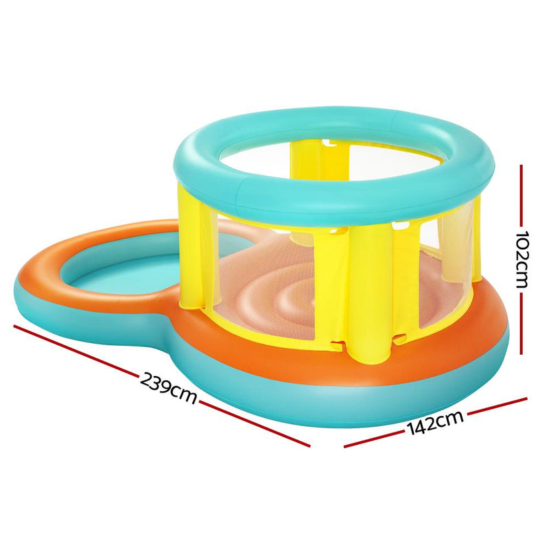 Inflatable Play Kids Pool Bouncer Jumping Castle Kid Toy Pools 2 in 1 - Home & Garden > Pool & Accessories - Rivercity House & Home Co. (ABN 18 642 972 209) - Affordable Modern Furniture Australia