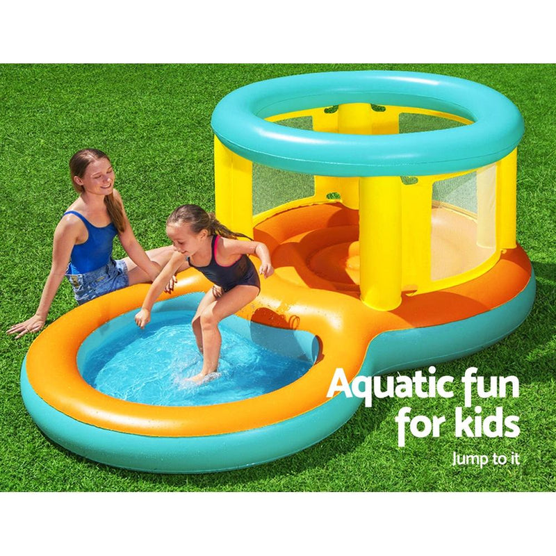Inflatable Play Kids Pool Bouncer Jumping Castle Kid Toy Pools 2 in 1 - Home & Garden > Pool & Accessories - Rivercity House & Home Co. (ABN 18 642 972 209) - Affordable Modern Furniture Australia