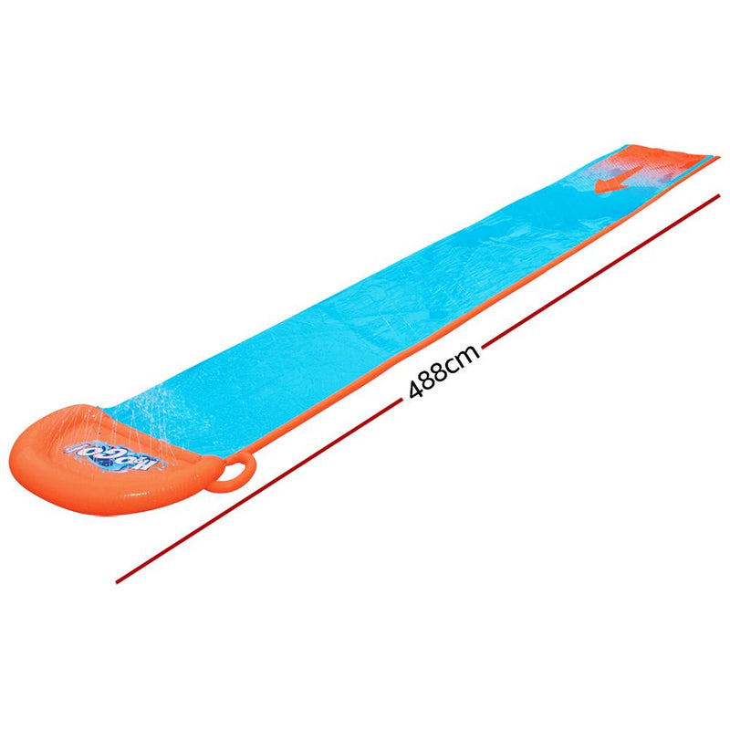 Inflatable Water Slip And Slide Single Kids Splash Toy Outdoor 4.88M - Home & Garden > Pool & Accessories - Rivercity House And Home Co.