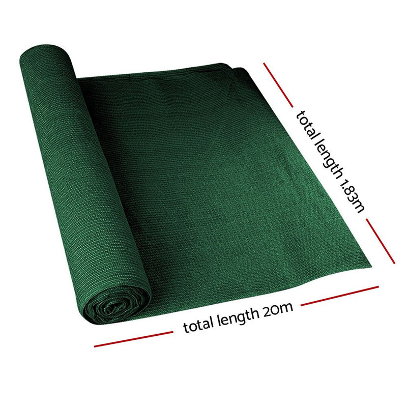 50% Sun Shade Cloth Shadecloth Sail Roll Mesh Outdoor 100gsm 1.83x20m - Home & Garden > Shading - Rivercity House & Home Co. (ABN 18 642 972 209) - Affordable Modern Furniture Australia