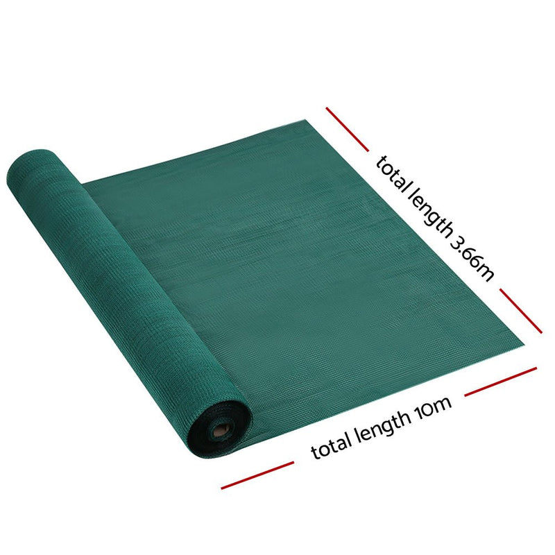 50%UV Shade Cloth Shadecloth Sail Garden Mesh Roll Outdoor 3.66x10m GR - Home & Garden > Shading - Rivercity House & Home Co. (ABN 18 642 972 209) - Affordable Modern Furniture Australia