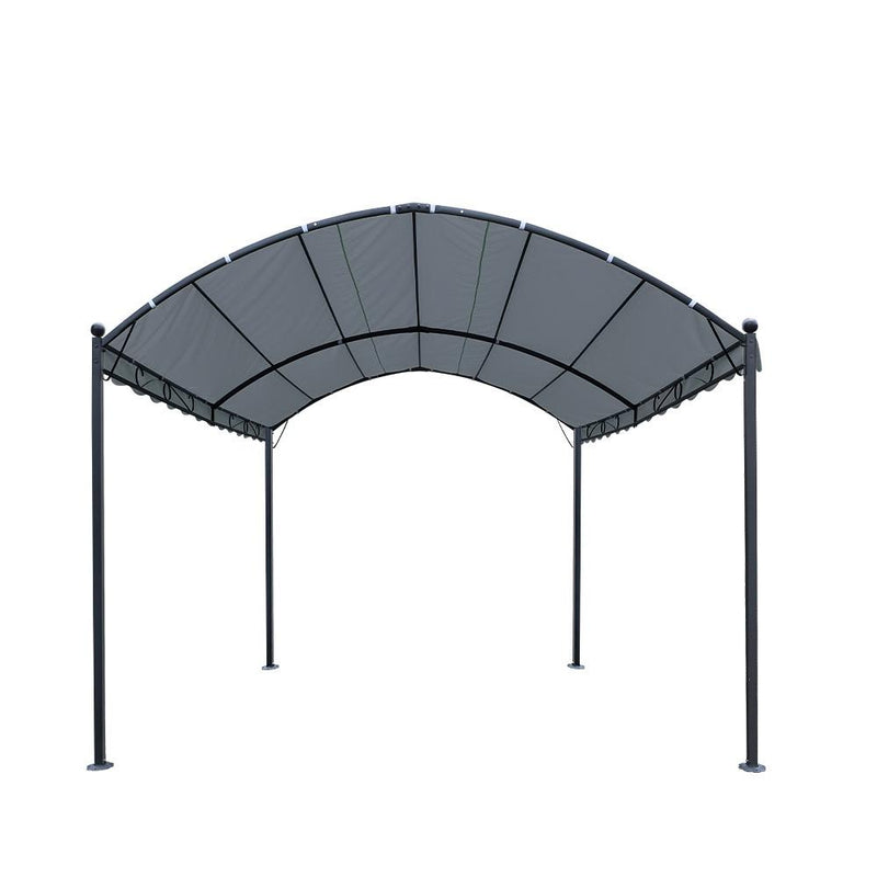 Gazebo 4x3m Party Marquee Outdoor Wedding Event Tent Iron Art Gazebos Grey - Rivercity House & Home Co. (ABN 18 642 972 209) - Affordable Modern Furniture Australia
