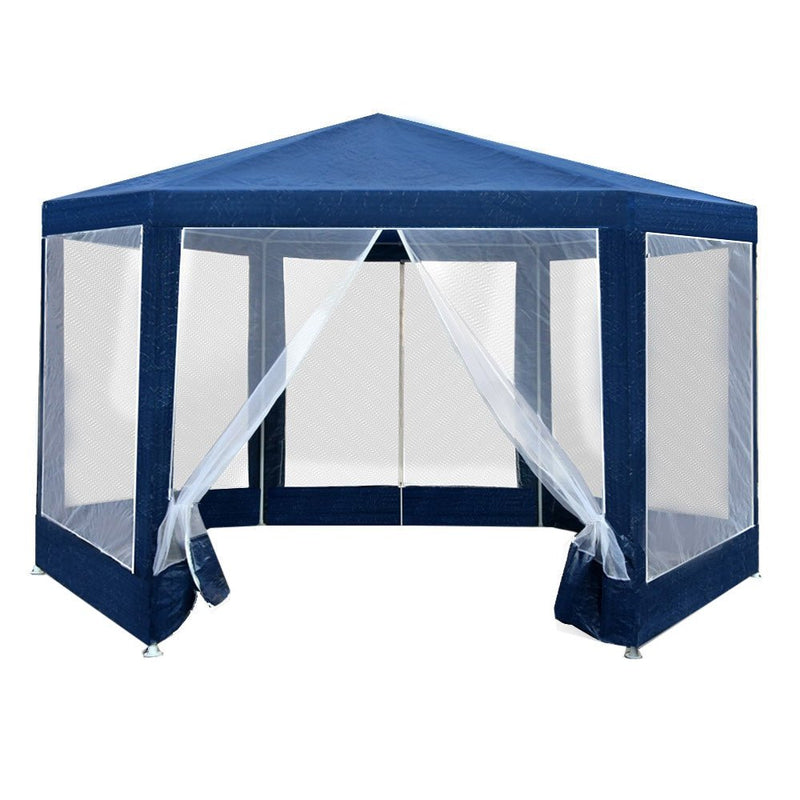 Gazebo Wedding Party Marquee Tent Canopy Outdoor Camping Gazebos Navy - Home & Garden > Shading - Rivercity House & Home Co. (ABN 18 642 972 209) - Affordable Modern Furniture Australia