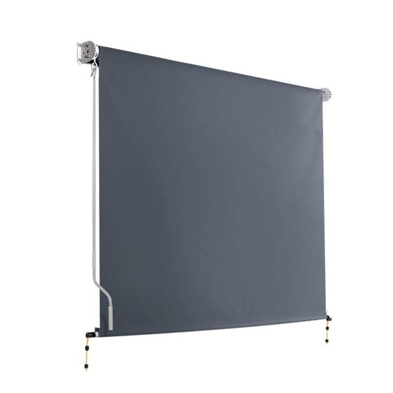 Outdoor Blind Privacy Screen Roll Down Awning Canopy Window 2.4X2.5M - Home & Garden > Shading - Rivercity House & Home Co. (ABN 18 642 972 209) - Affordable Modern Furniture Australia