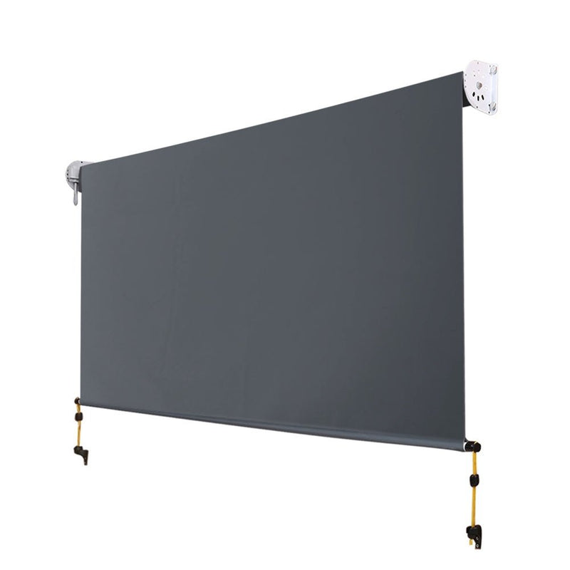 Outdoor Blind Privacy Screen Roll Down Awning Canopy Window 2.4X2.5M - Home & Garden > Shading - Rivercity House & Home Co. (ABN 18 642 972 209) - Affordable Modern Furniture Australia