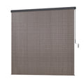Outdoor Blinds Light Filtering Roll Down Awning Shade 3X2.5M Brown
