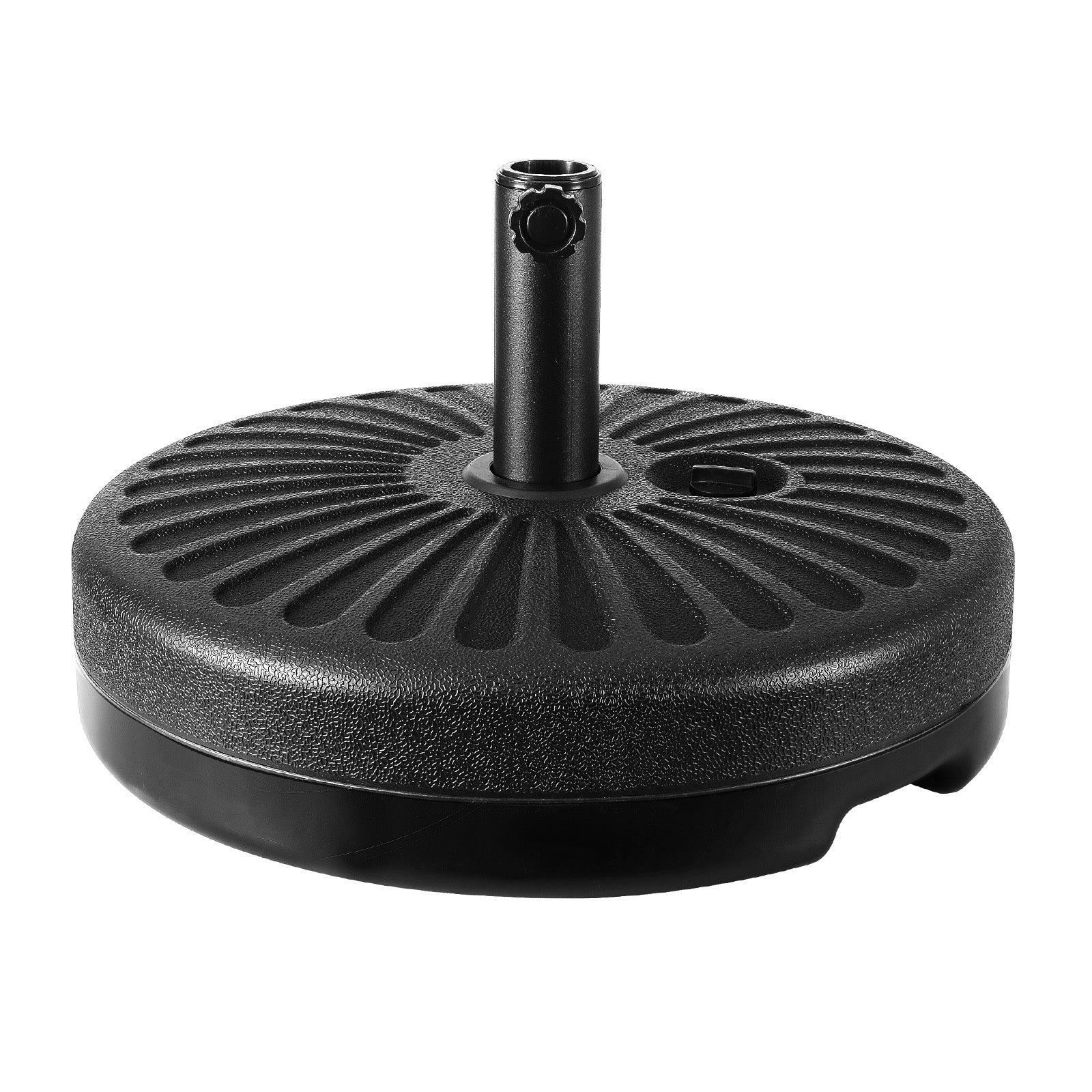 Outdoor Umbrella 2.7M with Base Pole Umbrellas Garden Stand Deck Black - Home & Garden > Shading - Rivercity House & Home Co. (ABN 18 642 972 209) - Affordable Modern Furniture Australia