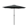 Outdoor Umbrella Umbrellas Beach Garden Tilt Sun Patio Deck Pole 2.7m