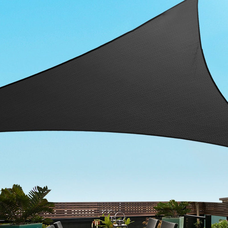 Sun Shade Sail Cloth Shadecloth Outdoor Canopy Triangle 280gsm 5x5x5m - Home & Garden > Shading - Rivercity House & Home Co. (ABN 18 642 972 209) - Affordable Modern Furniture Australia