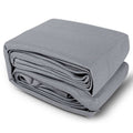 Sun Shade Sail Cloth Shadecloth Rectangle Canopy Grey 280gsm 3x3m