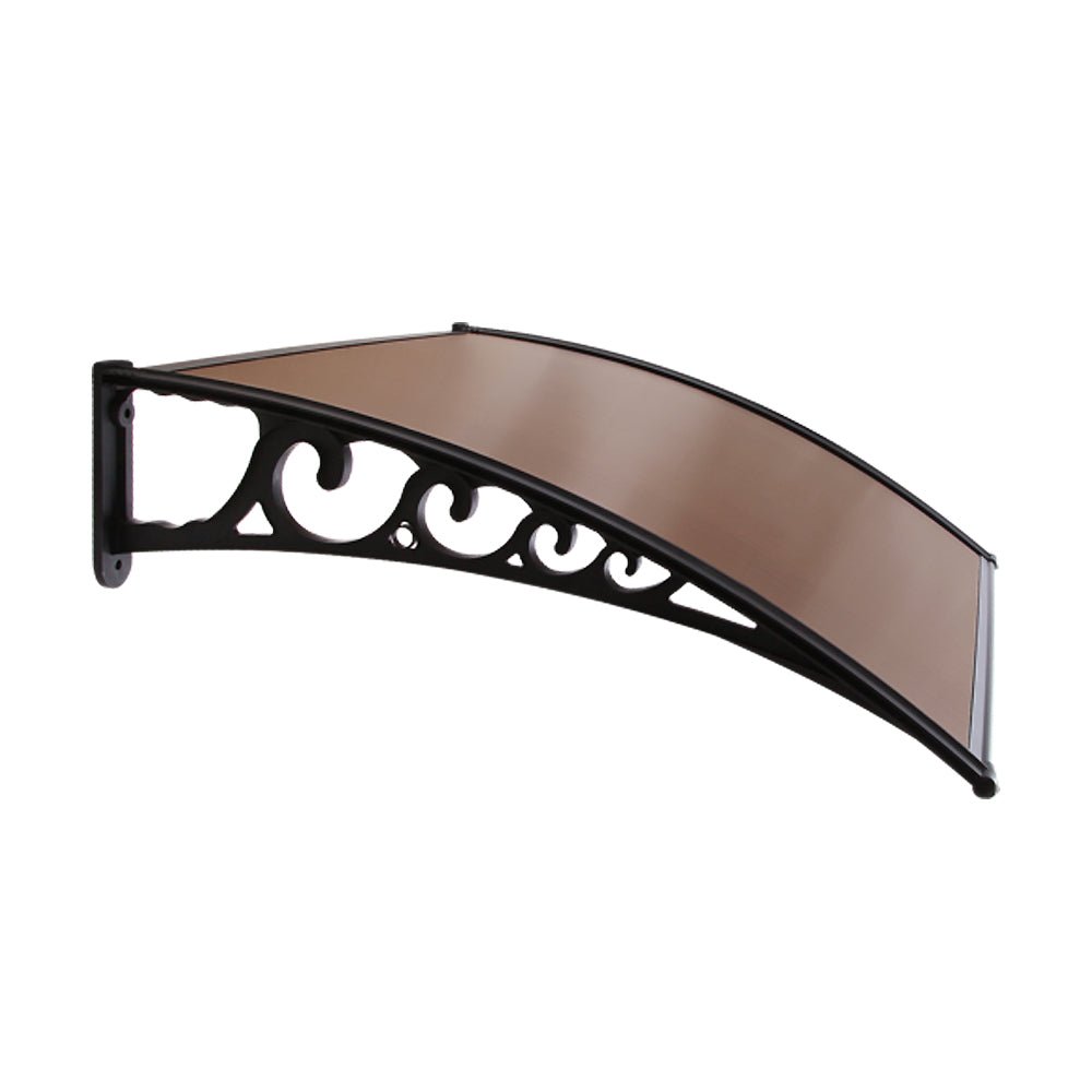 Window Door Awning Door Canopy Patio UV Sun Shield BROWN 1mx4m DIY - Home & Garden > Shading - Rivercity House & Home Co. (ABN 18 642 972 209) - Affordable Modern Furniture Australia