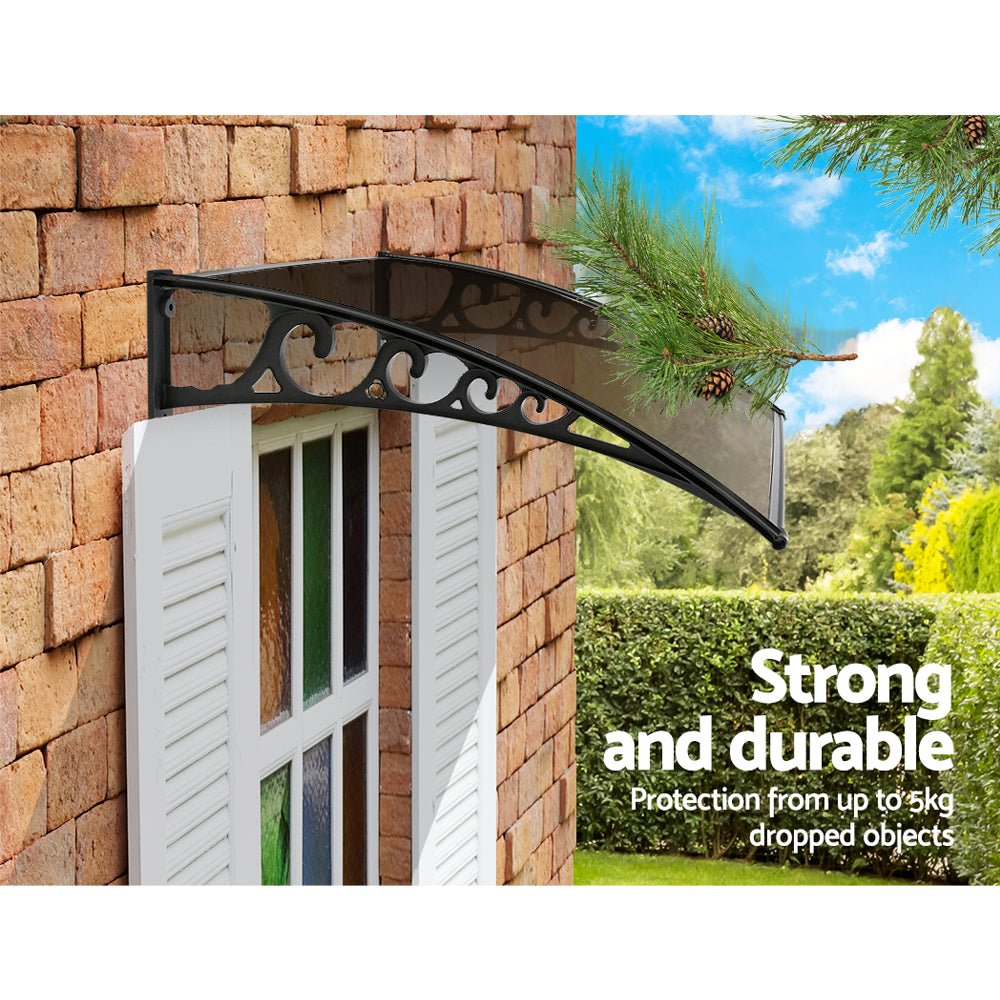 Window Door Awning Door Canopy Patio UV Sun Shield BROWN 1mx4m DIY - Home & Garden > Shading - Rivercity House & Home Co. (ABN 18 642 972 209) - Affordable Modern Furniture Australia